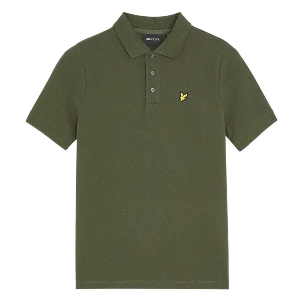 Lyle & Scott Mens Embroidered Logo Polo Shirt / Deep Depths